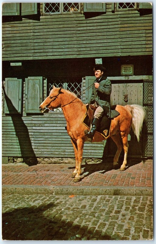 1976 Bicentennial Boston MA Paul Revere Costume History Historama Chrome PC A299