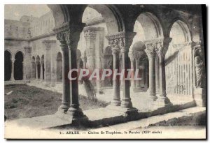 Postcard Ancient Arles Cloitre Saint Trophime Porch