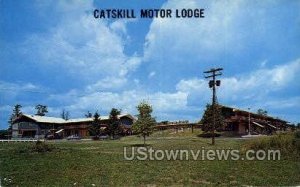Catskill Motor Lodge - New York NY Postcard