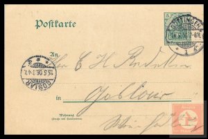 German Reichspost Postcard