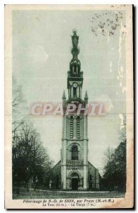 Postcard Old Pilgrimage N D Sion by Praye M and M Tour Lady