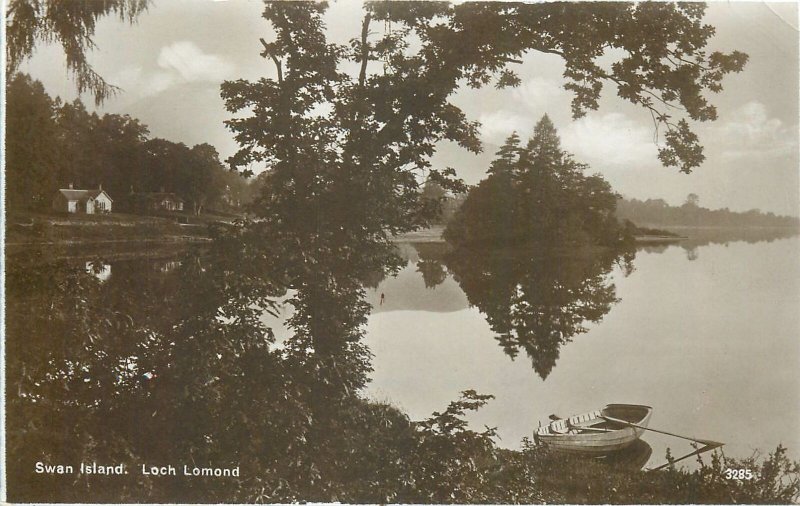 Postcard UK England Scotland Loch Lomond, Dunbartonshire