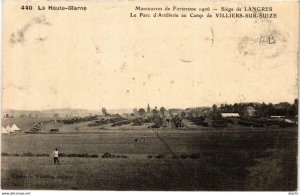 CPA Manoeuvres de Forteresse 1906 Siege du LANGRES Le Parc d'Artilleri (616750)