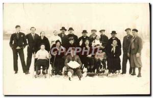 PHOTO CARD Sports d & # 39hiver Ski Luge Balatonalmadi