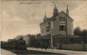 CPA ANCY-le-FRANC La Gare train locomotive (978142)