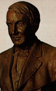 Bust of Thomas Alva Edison,Edison Home and Museum,Ft Myers,FL BIN