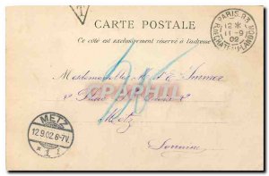 Old Postcard Paris Pantheon