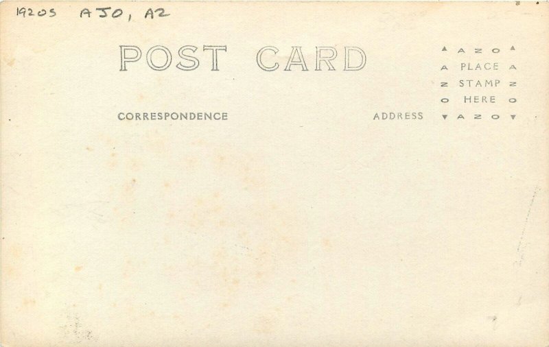 Postcard RPPC 1920s Arizona Ajo New Hospital occupational AZ24-2407