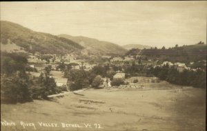 Bethel VT White River Valley c1920 Real Photo Postcard