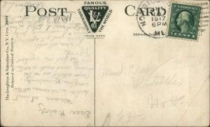 Portland ME ROBBINS Advertising Overprint c1910 Postcard