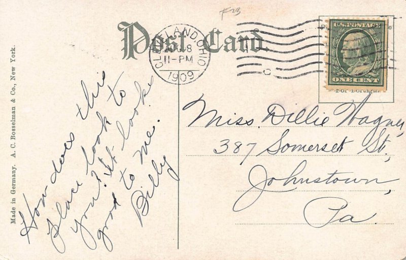 LPD44   Ohio Postcard: Cleveland, Ambler Boulevard