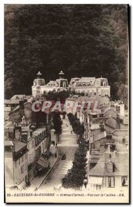 Old Postcard Bagneres de Bigorre Avenue Carnot View On Casino