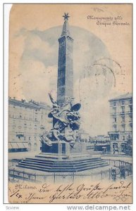 Monumento alle, cinque giornate,Milano, Lombardia, Italy, PU-00-10s