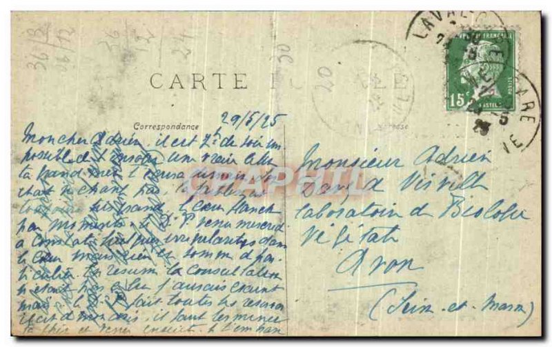 Old Postcard Laval Vue Prize de la Gare City