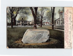 Postcard Line Of The Minute Men Lexington Massachusetts USA