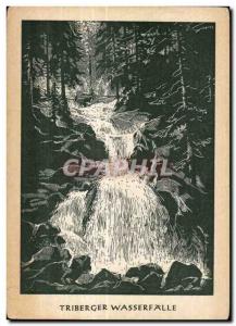 Postcard Old Triberger Wasserfalle