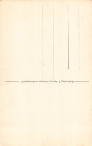 Germany Freiburg Dillengaesschen Street vintage postcard