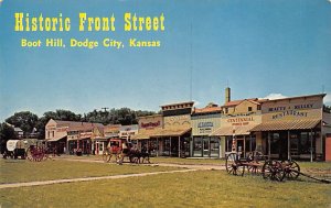 Historic front Street Boot Hill Dodge City Kansas  