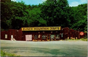 Clinch Mountain Crafts Hwy 25 Bean Station TN Vintage Postcard V44