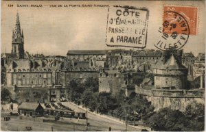 CPA SAINT-MALO Vue de la Porte Saint-Vincent (1251424)