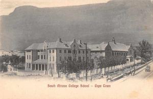 Cape Town South Africa College School Exterior Antique Postcard J79235