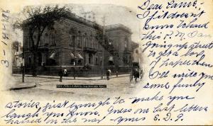 MA - New Bedford. Free Public Library circa 1900