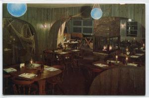 Lobster Shanty Restaurant Interior Point Pleasant Beach New Jersey postcard