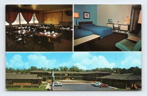 Silver Spur Lodge Motel Multiview Dodge City Kansas KS UNP Chrome Postcard N15