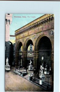 Postcard - The Loggia (Loggia dei Lanzi) - Florence, Italy