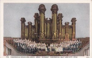 Utah Salt Lake City Tabernacle Organ And Choir Great Mormon Tabernacle