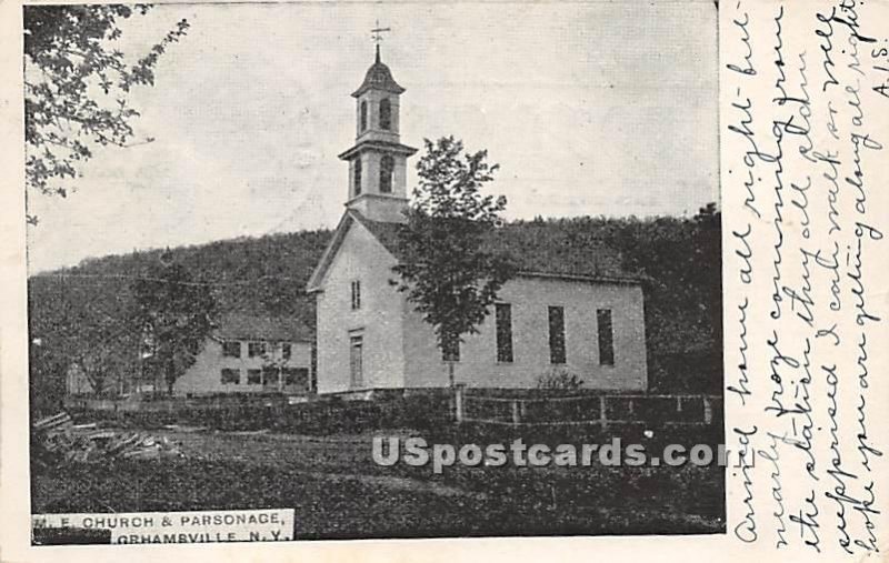 M E Church and Parsonage - Grahamsville, New York