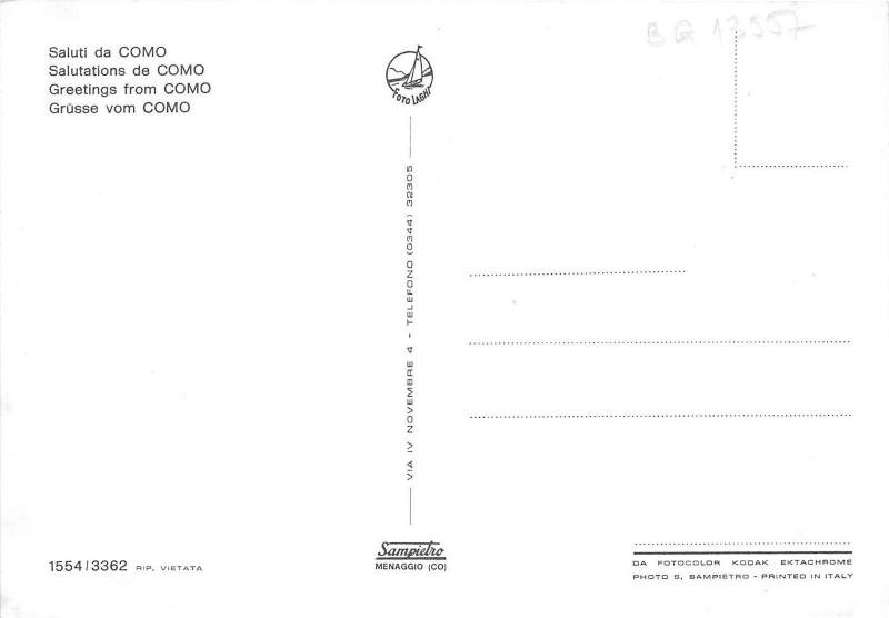 BG13557 saluti da como   italy 