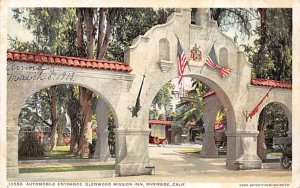 Automobile Entrance Glenwood Mission Inn Riverside California  