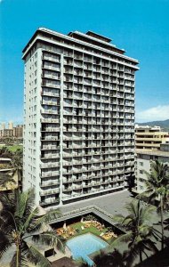 WAIKIKI VILLAGE HOTEL Honolulu, Hawaii c1960s Chrome Vintage Postcard