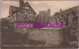 Shropshire Postcard - Stokesay Castle, The Grass Grown Moat  RS38664