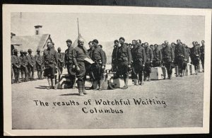 Mint USA Real Picture Postcard RPPC Results Of Watchful Waiting Columbus