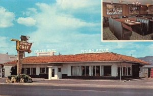 FLYING M RESTAURANT Panguitch, Utah Roadside c1950s Chrome Vintage Postcard