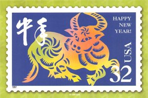 Happy New Year   Stamp 