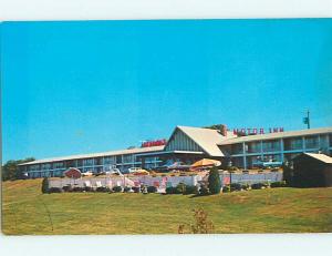 Unused Pre-1980 OLD CARS & SEAPORT MOTOR INN MOTEL Mystic CT u7304@