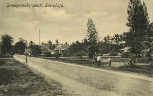 indonesia, JAVA SOERABAIA, Scheepmakerspark (1910s) Postcard