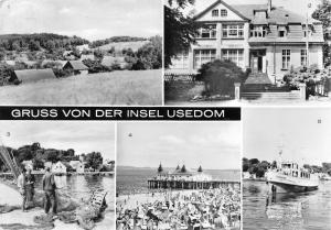 BG16429 gruss von der insel usedom ship bateaux germany CPSM 14.5x9cm