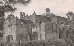 Old Church Converted in Cinema Real Photo Mexico Tarjeta Postal Unused 