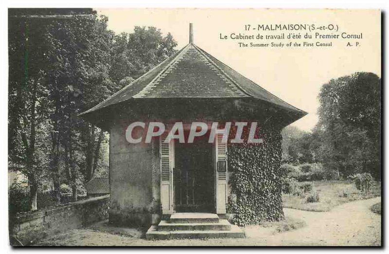 Old Postcard Malmaison S and O was First Consul of the Study