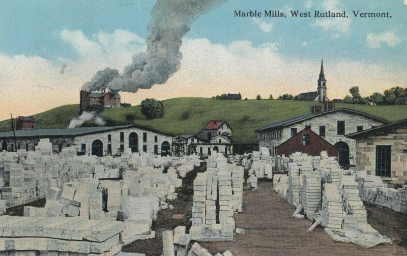 WEST RUTLAND, Vermont, 1914; Marble Mills