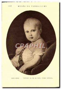 Old Postcard Musee De Versailles Baron Gerard Portrait of King of Rome Imperi...