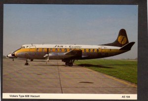 Vickers 828 Viscount Airplane Plane SAN Ecuador Airlines East Midlands Airport