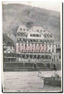 Postcard Old Hotel Rheinuischer Hof Boppard