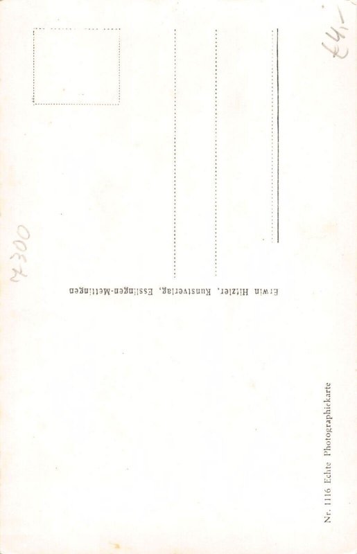 L212 Germany Esslingen a N Burg Dicker Turm Tower vintage postcard