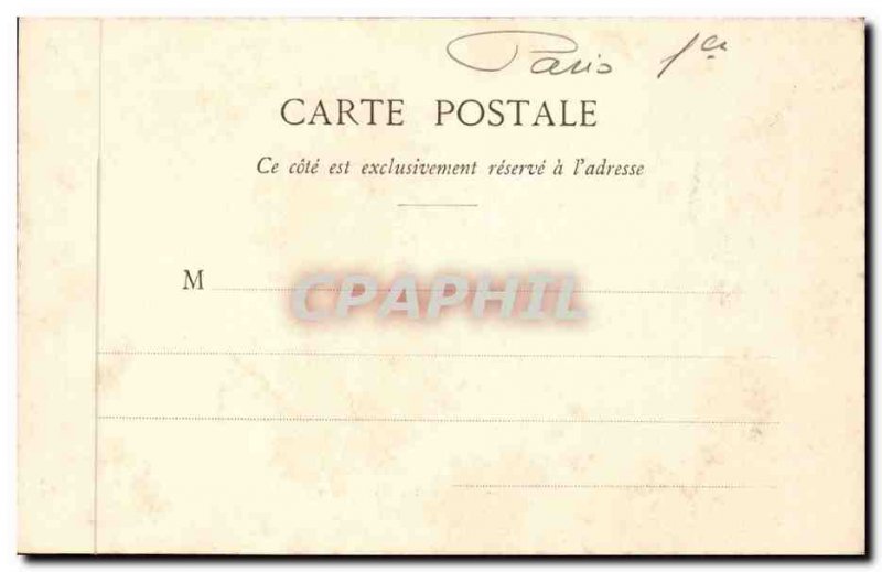 Paris Old Postcard Avenue of & # 39Opera