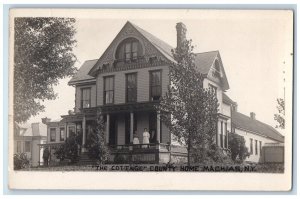 The Cottage County Home Machias Cattaraugus New York NY RPPC Photo Postcard